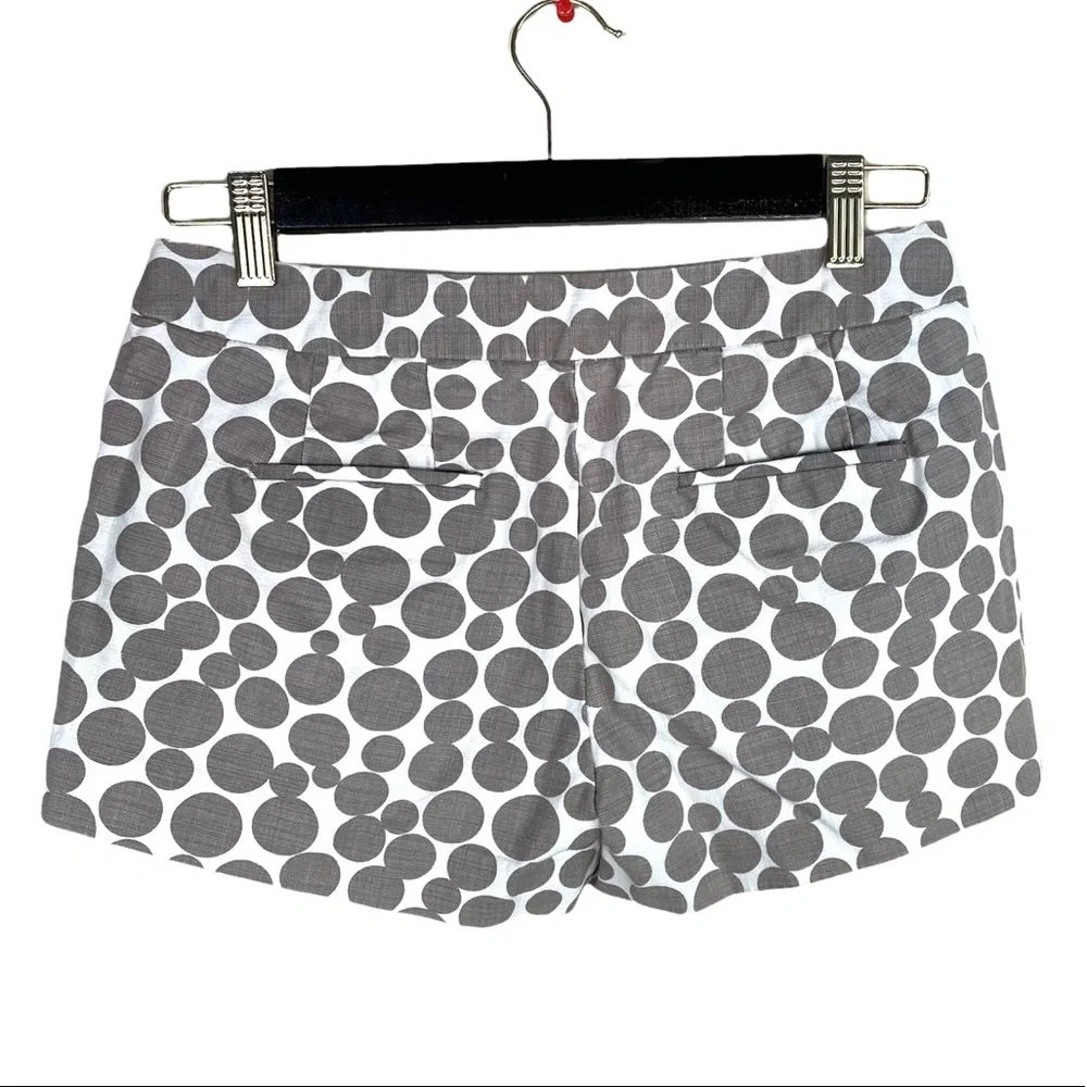 J Crew Gray Dot Printed Short - Picture 2 of 6
